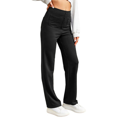 Nina Hohe Taille Stretchhosen