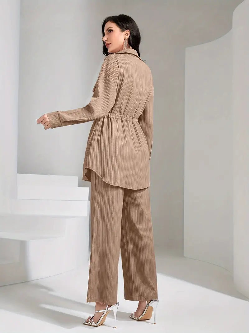 Hildegard Elegantes Hosenanzug Set für Damen