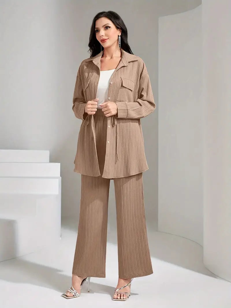 Hildegard Elegantes Hosenanzug Set für Damen