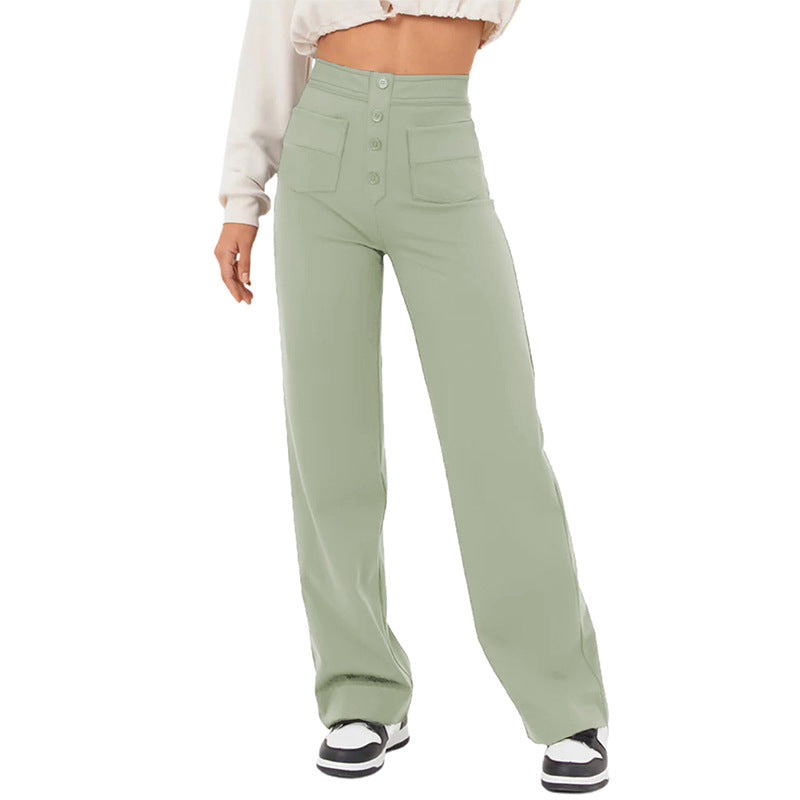 Nina Hohe Taille Stretchhosen