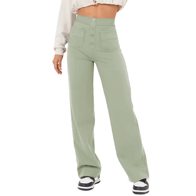 Nina Hohe Taille Stretchhosen