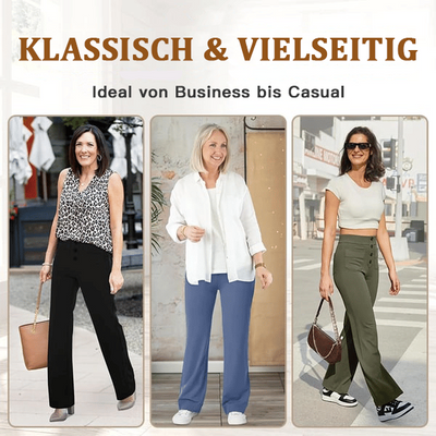 Nina Hohe Taille Stretchhosen