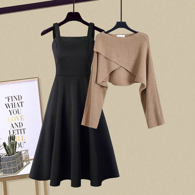 Enrica Elegantes Strickkleid Set für Frauen