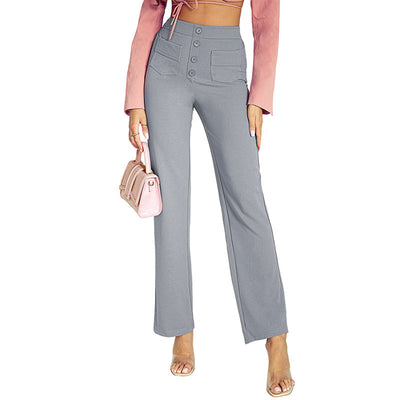 Nina Hohe Taille Stretchhosen